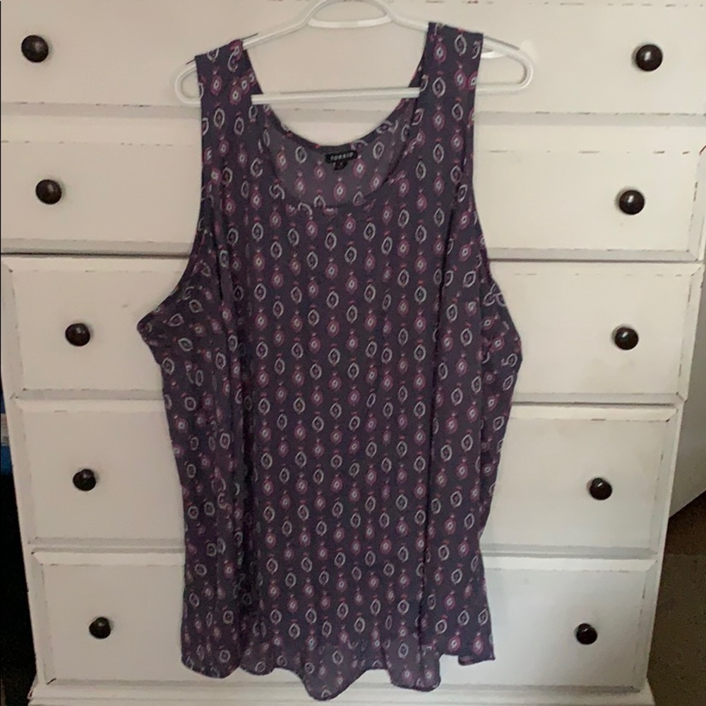 Torrid Chiffon Tank Top